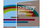 Participación ciudadana y gobernanza: Materiales para la ...
