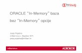 ORACLE In-Memory baza bez In-Memory opcije
