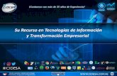 Su Recurso en Tecnologías de Información y Transformación ...
