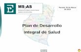 Plan de Desarrollo Integral de Salud - Ministerio de Salud