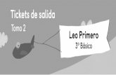 Tickets de salida TICKET D LIDA Tomo 2 Leo Primero