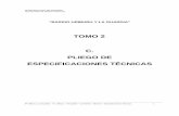TOMO 2 C. PLIEGO DE ESPECIFICACIONES TÉCNICAS
