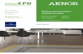 AENOR GlobalEPD - Declaración ambiental de producto