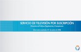 SERVICIO DE TELEVISIÓN POR SUSCRIPCIÓN - Portal del …