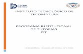 pROGRAMA INSTITUCIONAL DE TUTORÍAS - TecNM