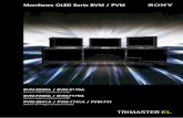 Monitores OLED Serie BVM / PVM