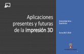 Aplicaciones presentes y futuras de la impresión 3D