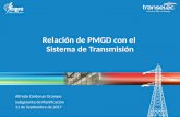 Relación de PMGD con el Sistema de Transmisión