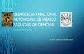 Universidad Nacional Autónoma de México Facultad de Ciencias