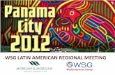 WSG LATIN AMERICAN REGIONAL MEETING