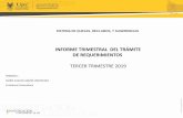 INFORME TRIMESTRAL DEL TRÁMITE DE REQUERIMIENTOS