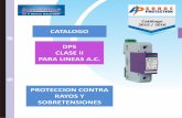 Catálogo 2015 / 2016 CATALOGO DPS CLASE II PARA LINEAS …