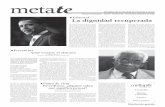 Editorial La dignidad recuperada