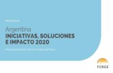 Reporte anual Argentina INICIATIVAS, SOLUCIONES E …