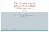 Psicofarmacología Estudios de Grado UNED 2016-2017