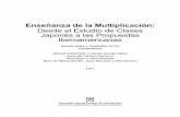 Enseñanza de la Multiplicación: Desde el Estudio de Clases ...