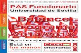 Universidad de Sevilla Balance - CCOO