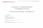 GUÍA ITINERARIO FORMATIVO PSICOLOGÍA CLÍNICA