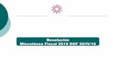 Resolución Miscelánea Fiscal 2019 DOF 29/IV/19