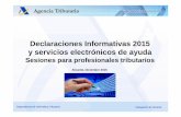 Declaraciones Informativas 2015 y servicios electrónicos ...