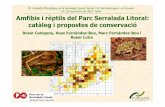 Amfibis i rèptils del Parc Serralada Litoral: catàleg i ...
