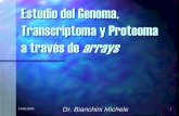 Estudio del Genoma, Transcriptoma y Proteoma a traves de ...