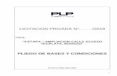 PLIEGO DE BASES Y CONDICIONES - Puerto La Plata