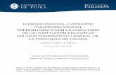 DIMENSIONES DEL LIDERAZGO ... - Universidad de Piura