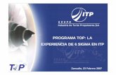PROGRAMA TOP: LA EXPERIENCIA DE 6 SIGMA EN ITP