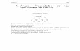 A. Anexo: Propiedades de los compuestos en estudio