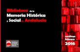 Biblioteca de la Memoria Histórica Social Andalucía