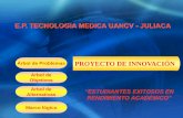 E.P. TECNOLOGIA MEDICA UANCV - JULIACA PROYECTO DE …