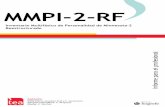 MMPI-2-RF. Inventario Multifásico de Personalidad de ...