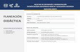 DATOS DE LA ASIGNATURA PLANEACIÓN - fcaenlinea.unam.mx