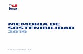 MEMORIA DE SOSTENIBILIDAD 2019 - Cefa