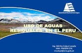 USO DE AGUAS RESIDUALES- EN EL PERU