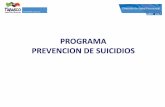 PROGRAMA PREVENCION DE SUICIDIOS