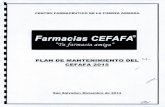 plan de mantenimiento del CEFAFA 2015
