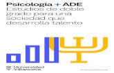 Psicología + ADE Estudios de doble grado para una sociedad ...