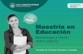 Maestría en Educación - Edusuvid