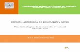DIVISIÓN ACADÉMICA DE EDUCACIÓN Y ARTES Plan …