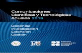 Comunicaciones Científicas y Tecnológica Anuales 2019