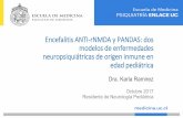 Encefalitis ANTI-rNMDAy PANDAS: dos modelos de ...