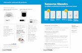 Sensores Maestro - Lutron Electronics Company Inc