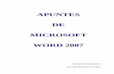 APUNTES DE MICROSOFT WORD 2007 - fodonto.uncuyo.edu.ar