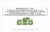 Manual de Procedimientos de la Comisión de FC de las ...