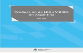 Producción de LEGUMBRES en Argentina