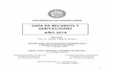 GUÍA DE RECURSOS Y DERIVACIONES AÑO 2014 - UBA