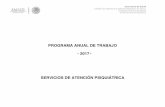 PROGRAMA ANUAL DE TRABAJO - 2017 SERVICIOS DE …