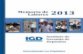 Memoria de Labores 2013 - Portal de Transparencia